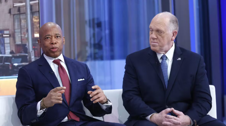 Eric Adams, Tom Homan