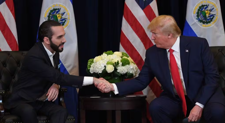 President Nayib Bukele and President Donald Trump