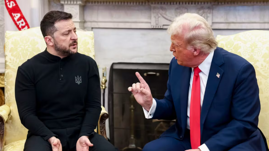 Zelensky and Trump