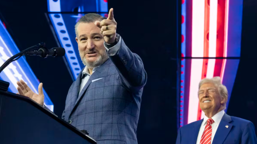 Ted Cruz, Donald Trump