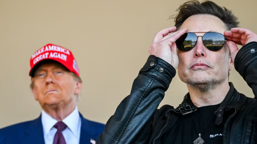 trump elon