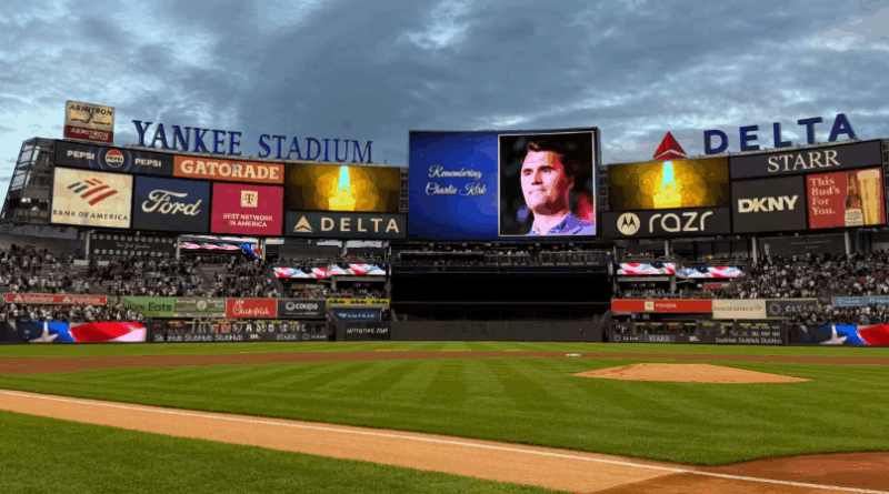Charlie Kirk Yankee Stadium