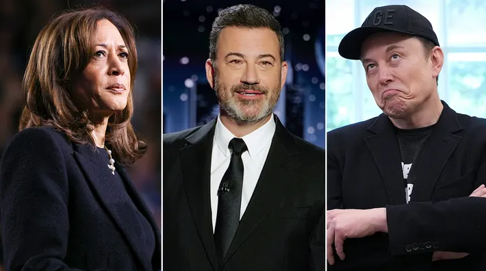 Kamala Harris, Jimmy Kimmel, Elon Musk