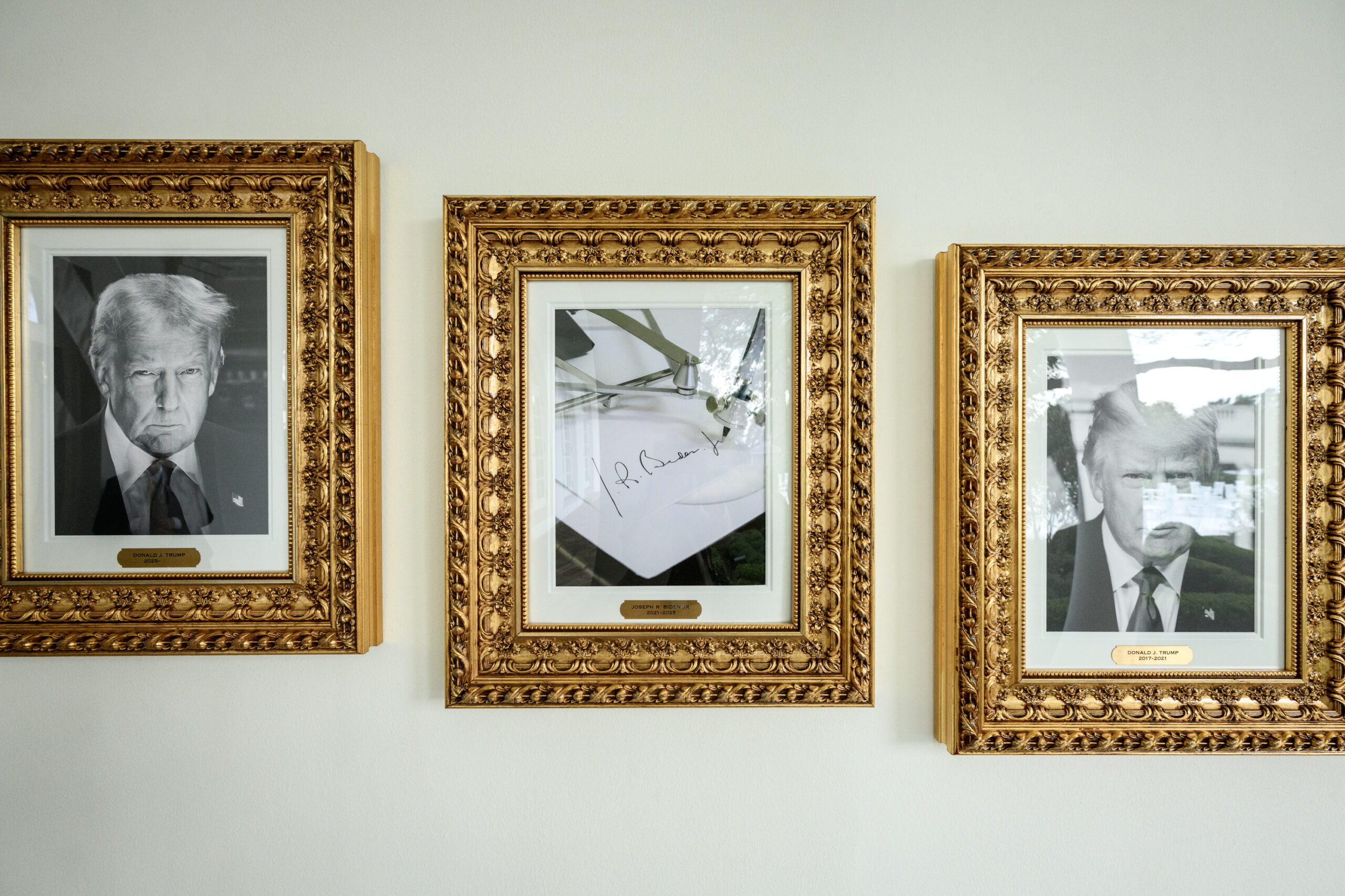 Former President Joe Biden is portrayed as an autopen in President Trump’s new “Presidential Walk of Fame.”