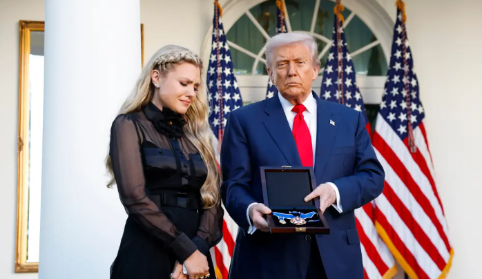 President Trump, Erika Kirk