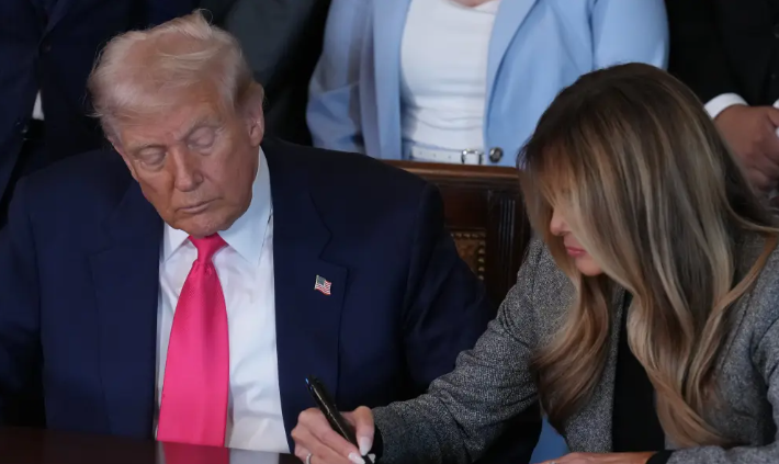 Donald, Melania Trump