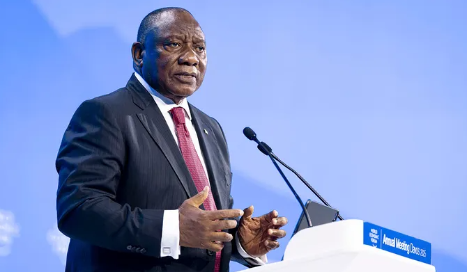 South African President Cyril Ramaphosa