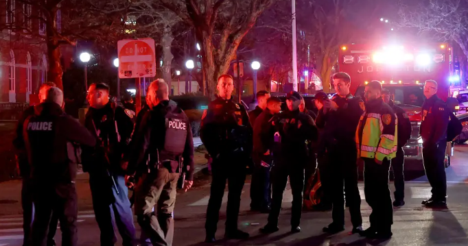 Police on Brown University Campus