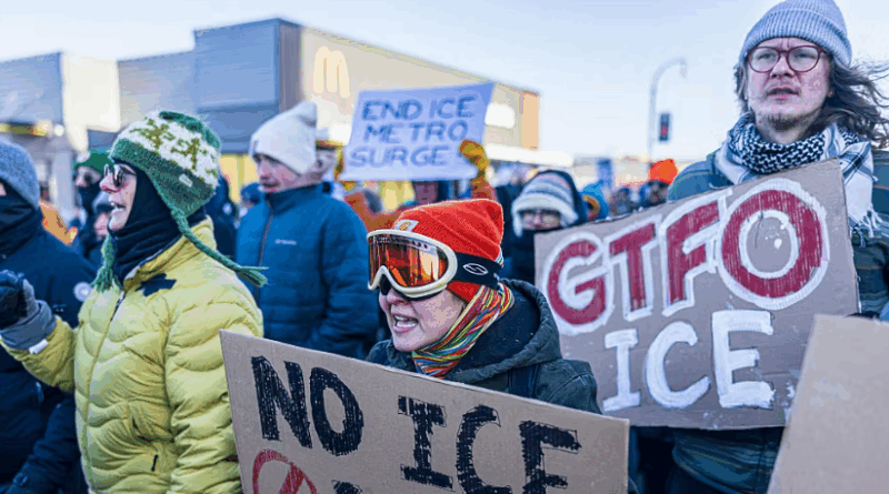 Anti ICE Protestors