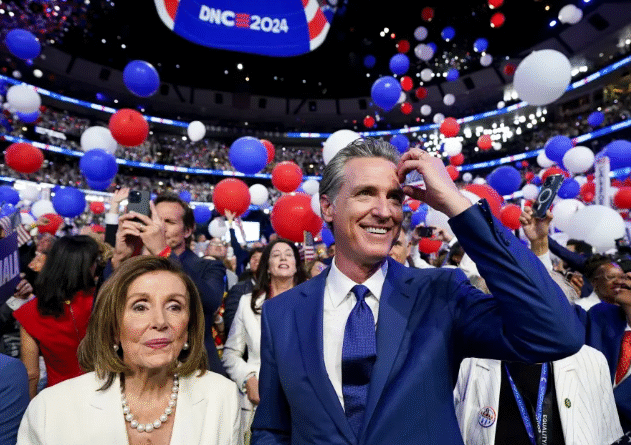 Nancy Pelosi, Gavin Newsom