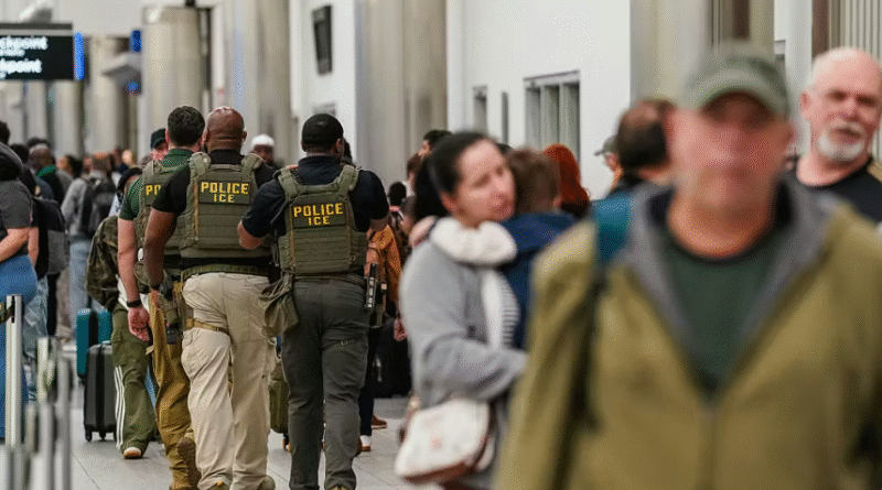 ICE agents at Hartsfield-Jackson Atlanta International Airport