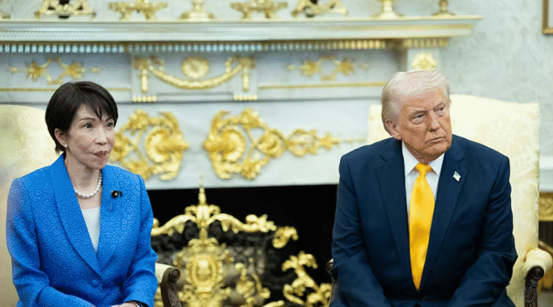 President Trump with Japanese Prime Minister Sanae Takaichi