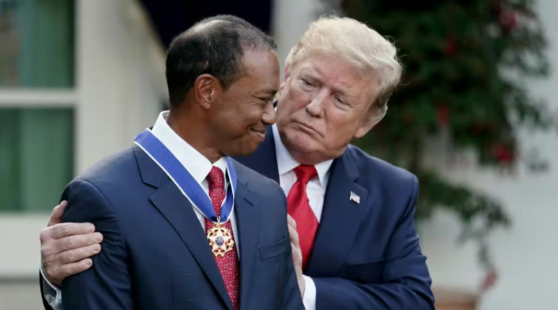 Tiger Woods, Trump