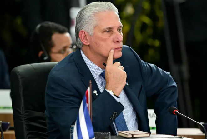 Cuban President Miguel Díaz-Canel