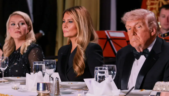 Karoline Leavitt, Melania Trump, Donald Trump