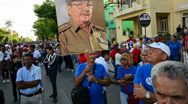 Protestors in Cuba