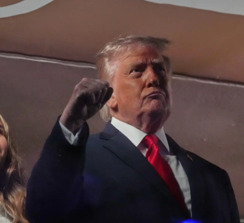 President Donald Trump at Madison Square Garden