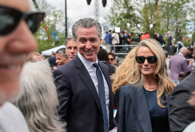 Gavin Newsom and Wife