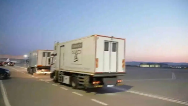 Trump traveled in the catering truck to an Air Force C-32A for the trip from Turkey to the United Kingdom