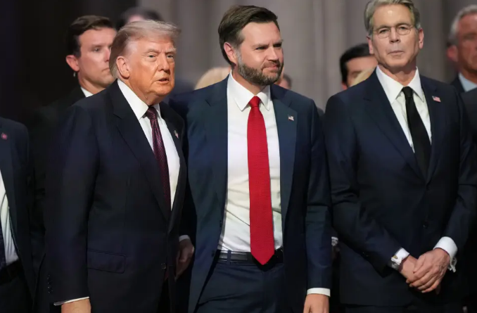 Donald Trump, JD Vance, Scott Bessent