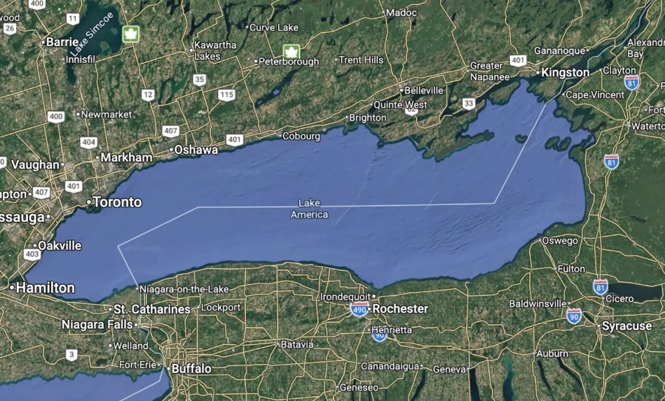 Lake America Google Maps