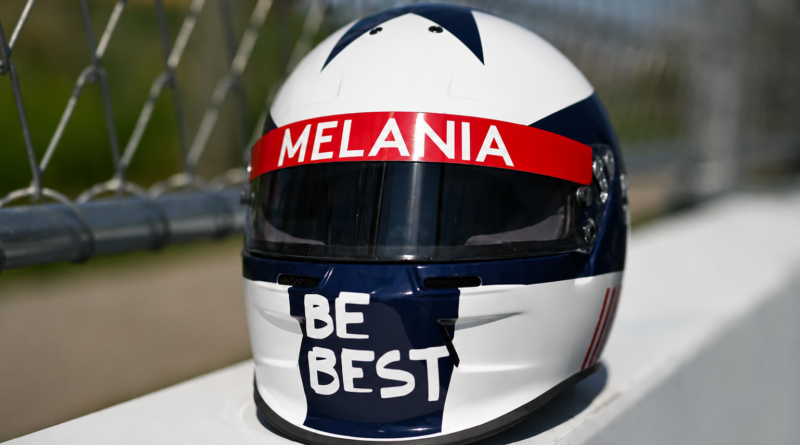 Melania Trump Helmet