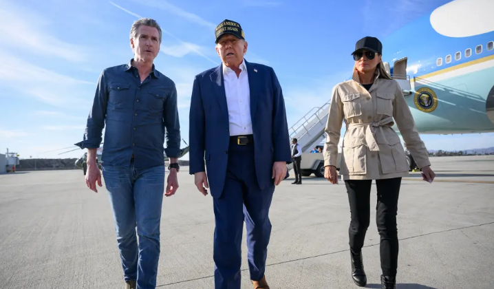 Gavin Newsom, Trump