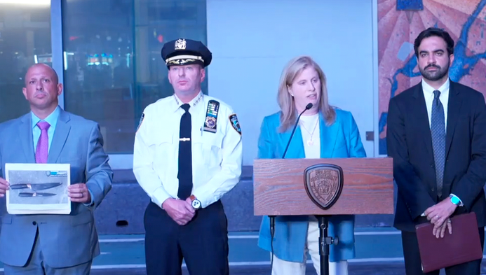 NYPD Commissioner Jessica Tisch