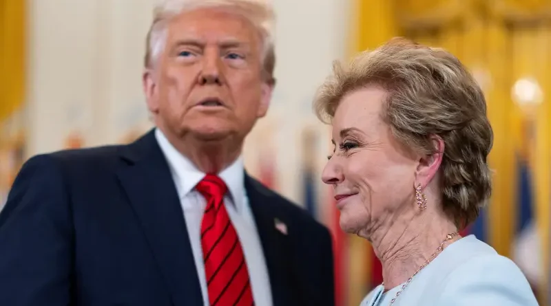 Linda McMahon, President Trump